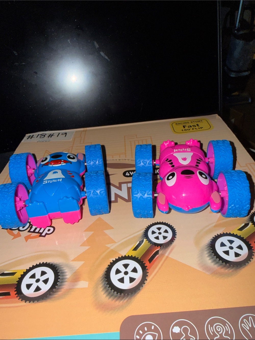 Stitch Stunt Cars - sets of 6